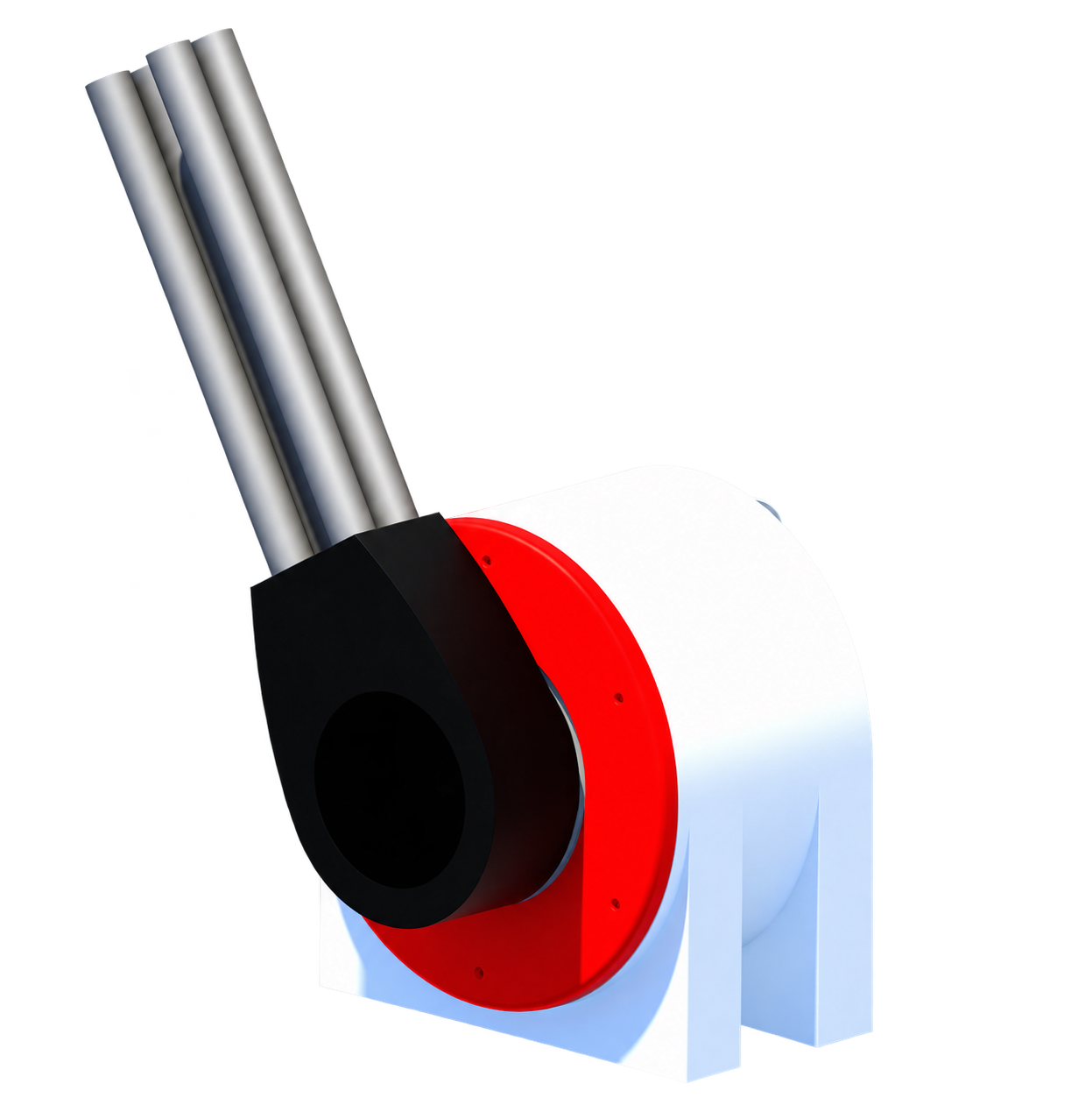 CAD assembly of the five-degree-of-freedom desktop robotic arm
